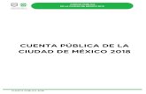 CUENTA PÚBLICA DE LA CIUDAD DE MÉXICO 2018 · PARTICIPACIONES Y APORTACIONES 0.0 0.0 0.0 0% Participaciones 00 0.00% Aportaciones 00 0.00% Convenios 00 0.00% ... CONCEPTO 2018 2018