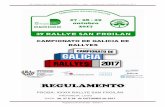 39º Rallye San Froilán - Escudería Miño – Lugo - Campionato Galego de Rallyes 2017 · 2017-09-20 · 39º Rallye San Froilán - Escudería Miño – Lugo - Campionato Galego