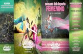 PROGRAMA ACTIVIdAdES · semana del deporte FEMENINO del 16 al 21 de septiembre CONCEJALÍA dE dEPORTES CONCEJALÍA dE dEPORTES PROGRAMA ACTIVIdAdES ... (GIMNASIA EN EL AGuA y PILATES