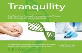 Tranquility - PA DIGITAL · Trisomía 18 Trisomía 21 Down syndrome 3.0% 2.5% 2.0% 1.5% Riesgo de trisomía Anomalía cromosómica Trisomía 21 18 13 XXX XYY XXY Monosomía X Síndrome