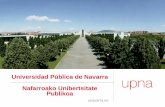 Universidad Pública de Navarra Nafarroako Unibertsitate ... Presentacion CAS.pdfMediación Cultural del Patrimonio. Gestión Económica de Proyectos Culturales. Facultad de Ciencias