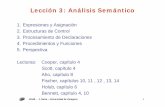 Lección 3: Análisis Semántico - unizar.eswebdiis.unizar.es/~neira/12048/12048 analisis semantico.pdf · 12048 - J. Neira – Universidad de Zaragoza 1 Lección 3: Análisis Semántico