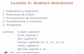 Lección 3: Análisis Semántico - unizar.eswebdiis.unizar.es/~neira/12048/12048 analisissemantico.pdf · 12048 - J. Neira – Universidad de Zaragoza 1 Lección 3: Análisis Semántico