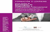 FORMACIÓN E-LEARNING...FORMACIÓN E-LEARNING Habilidades para la negociación internacional teniendo en cuenta la comunicación en las organizaciones, los protocolos, usos y costumbres