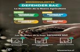 FLYER DEFENDER BAC MICORRIZA TOMATE - bioamerica.cl · bioamerica.cl La Nutrición de la Nueva Agricultura DEFENDER BAC Los Atributos de la línea DEFENDER BAC incrementan la absorción