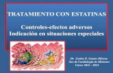 TRATAMIENTO CON ESTATINAS Controles-efectos adversos … · 2020-04-30 · TRATAMIENTO CON ESTATINAS Controles-efectos adversos Indicación en situaciones especiales Dr Carlos E.