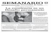 SEMANARIO - utalcadspace.utalca.cl/bitstream/1950/1120/1/semanario1_1.pdf · 2 SEMANARIO Viernes 15 de Abril de 2005 Universidad de Talca SEMANARIO Universidad de Talca Misa en Memoria