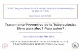 Tratamiento Preventivo de la Tuberculosis: Sirve para algo ...€¦ · Tratamiento Preventivo con H (TPI) + TARGA mejor ¿Tratamento Preventivo de la TB como intervencion de masa