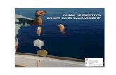 PESCA RECREATIVA EN LAS ILLES BALEARS 2017 · 2017-04-06 · • De embarcación de lista 6ª y 7ª. • De pesca submarina a partir de los 16 años. Los menores de 18 años con consentimiento