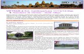 Panorámica de Vietnam – desde 1Mayo - Bidon 5 · Panorámica de Vietnam – desde 1Mayo ... Palacio del Gobernador- visita exterior, la Pagoda de un solo Pilar, construida en 1049