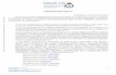 COMUNICADO DEL COLEF-CV - COLEF CV » COLEF CVcolefcafecv.com/.../2018.03.01-Comunicado-COLEF-CV.pdf · CV para la participación de los titulados en Ciencias de la Actividad y el