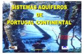 Sistemas Aquíferos de Portugal Continental · • a partir dos Campos do Bolão, a estrutura aluvionar torna-se mais complexa, os termos argilosos são mais espessos e extensos e