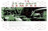 25 de abril · 25 de abril departamento de português escola oﬁcial de idiomas Pontevedra 16h00 a 18h00 - Oﬁcina de culinária brasileira.* Sala 15. 18h00 a 19h00 - Merenda no
