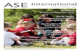 Ea rly Yea rs - ASE Contents... · The ‘Naturehood’ of schools Sarah Staunton-Lamb Sustainability Learning for sustainability – Scotland Education Scotland News from our partners