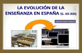 LA EVOLUCIÓN DE LA ENSEÑANZA EN ESPAÑA (S. XX-XXI)±a… · 1.-reformas legales en el tiempo 2.-las enseÑanzas medias en el sistema educativo espaÑol . 3.-la fp en el sistema