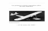 Los primeros aviones argentinos sobre las islas Malvinas · 2013-10-21 · Los primeros aviones argentinos sobre las islas Malvinas Por Juan José Membrara - 22 de enero de 1940 -