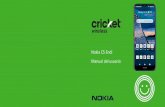 Nokia C5 Endi Manual del usuario - Quality One...1. Abra la bandeja de la tarjeta SIM y de memoria: inserte la herramienta especial en el orificio y extraiga la bandeja. 2. Coloque