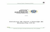 Servicios de Agua y Drenaje de Monterrey, I.P.D.pfiles.sadm.gob.mx/PFiles/Uploads/Documentos/214.pdf · Residual 682 6509 587 6362 625 5597 1894 18468 Metrología - 374 - 359 - 193