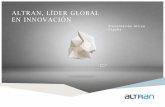 ALTRAN, LÍDER GLOBAL EN INNOVACIÓNadmin.altran.es/.../medias/ES.altran.es/...mar2015.pdf · Altran ha contribuido en el área de Innovación al 80% de las empresas del Fortune 500