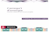 Carrega’t d’energia - Barcelona · 2018-03-09 · Carrega’t amb Energia, que té com a objectius: - Implicar i apoderar la ciutadania en la transició cap a la sobirania energètica.