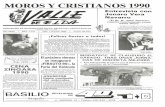 MOROS Y CRISTIANOS 1990 - Valle de Elda · MOROS Y CRISTIANOS 1990 ' Entrevista con Jenaro Vera Navarro «El Sr. D. Juan Tenorio» seguirá funcionando como hasta ahora SEMANARIO