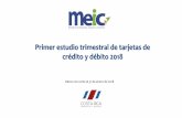 Presentación de PowerPointreventazon.meic.go.cr/informacion/estudios/2018/tarjetas/enero/pcp.… · Mercado de tarjetas de débito corte al 31 de enero 2018 VARIABLE Enero-17 Enero-18