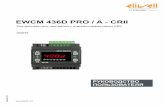 EWCM 436D PRO / A - CRII · EWCM 436D PRO / A - CRII Контроллеры для централей с компрессорами серии CRII 9MAA0273.01 10/2018
