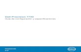 Dell Precision 7730Dell Precision 7730 Guía de configuración y especificaciones Modelo reglamentario: P34E Tipo reglamentario: P34E001 May 2020 Rev. A01