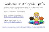 Welcome to 2 Grade GATE€¦ · Welcome to 2nd Grade GATE We are so eager to cultivate creativity here at the GATE Academy in 2nd Grade. We will have “The Best Voyage Yet” this