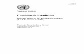 Comisión de Estadística - Millennium Indicators · cas y de medio ambiente y sobre algunas cuestiones intersectoriales en materia de estadística. La Comisión: a) Hizo suyo el