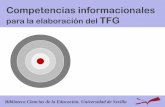 Competencias informacionales para la elaboración del TFG · Evitar el plagio Cita Es la idea que se extrae de un documento de manera textual o parafraseada que sirve de fundamento