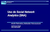 Uso de Social Network Analytics (SNA)dataanalysis.blogs.uoc.edu/wp-content/uploads/2017/08/...17/10/16 uoc.edu 5 00.1 Análisis de datos de Twitter Se decide analizar la actividad