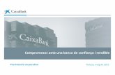 Compromesos amb una banca de confiança i rendible · Presentació corporativa Tortosa, maig de 2015 . El propòsit d’aquesta presentació és merament informatiu i la informació
