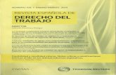 DERECHO DEL TRABAJO · DERECHO DEL TRABAJO DIRECTOR Alfredo Montoya Melgar La sociedad cooperativa europea domiciliada en España: la implicación de los trabajadores como fórmula