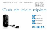 Reproductor de audio y vídeo Philips GoGear SA2615 SA2616 ...El reproductor le permite realizar grabaciones de audio. Realizar grabaciones 1 Mantenga pulsada la tecla REC desde cualquier