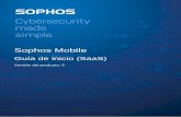 Sophos Mobile€¦ · 3. En la página Modo, haga clic en Crear un nuevo certificado APNs. 4. En la página CSR, haga clic en Descargar la solicitud de firma de certificado. Este