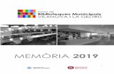 MEMÒRIA 2019 - Vilanova i la Geltrú · Contemporània de Barcelona i es van realitzar tallers de prova amb diversos grups (infants, adolescents, adults). El segon any, el projecte