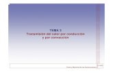 TEMA 3 Transmisión del calor por conducción y por convecciónocw.upm.es/.../intro/tema3-transmision-del-calor.pdf · Física y Mecánica de las Construcciones ETSAM Conductividad