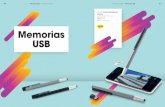¡NUEVO! Memorias USB · 2020-02-27 · US-39 / Memoria USB Carabinero 2 en 1 USB metálica giratoria, con micro USB para tablets y/o móviles tipo Android. Medidas: 5 cm x 1.3 cm