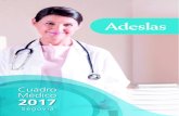 Cuadro Médico 2017 · Cuadro Médico 2017 Segovia. 1 Presentación..... 5 atención las 24 horas..... 7 URGENCIAS 9 Urgencias hosPitalarias / clínicas de Urgencias..... 11 Urgencias