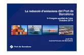Lareducciód’emissions del Port de Barcelona...2019/08/03  · Estada a port 1. Emissions de l’activitat portuària 1. Emissions de l’activitat portuària EMISSIONS DE NOx (en
