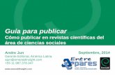 Guía para publicarbibliotecas.uaslp.mx/archivos/como-publicar-Andre-Jun.pdf · 2014-10-20 · Guía para publicar Cómo publicar en revistas científicas del área de ciencias sociales