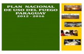 PLAN NACIONAL DE USO PLAN DEL FUEGO ESTRATEGICO … · 2017-12-07 · Plan Nacional de Manejo Integrado del Fuego 2012 ‐2016 , Paraguay 6 ARP, CVBP, CNBV. Para la elaboración de