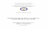 Implementación de QoS en la parte de acceso WLAN en una red 4G · 2 PROYECTO FIN DE CARRERA Departamento de Ingeniería Telemática Universidad Carlos III de Madrid Título: Implementación