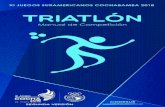segunda versión - International Triathlon Union · ba 2018 a más tardar a Hrs. 23:00 (hora boliviana) del 20de febrero del 2018. 14.3. Inscripción nominal El Comité Organizador