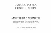 Desafíos en la - Mesa de Concertación para la Lucha …...Desafíos 1.-Aprobación del Plan de Reducción de la Mortalidad y Morbilidad Neonatal 2016-2020 (revisado y actualizado