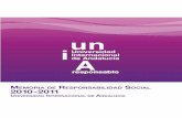 responsable - UNIA€¦ · 10.2 La Innovación en la UNIA 11. Compromiso con aliados, ... La Universidad Internacional de Andalucía (UNIA) en cumplimiento de su compromiso con la