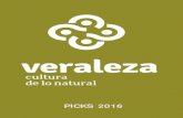 PORTADA - Veraleza, cultura de lo natural · 2016-03-30 · 0 361500 000007 0 361490 000001 Pick Papagayo 14cm 12 und Pick Pajaro Colibri 16,5cm 12 und Picks 3