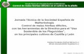 Jornada Técnica de la Sociedad Española de Malherbología ... · Control de malas hierbas difíciles en el cultivo de la alfalfa INEA – Valladolid – 01 de febrero de 2012 Control