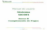 Sistema SICOFI de Pagos v3.3.pdf · KIUBIX ® le da la más cordial bienvenida a su nueva versión 3.3 del sistema de generación de CFDI’s SICOFI, específicamente a su complemento